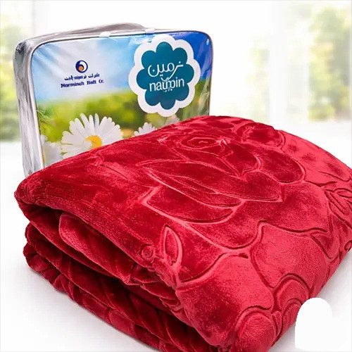 پتو نرمینه تکنفره سایز ۱۶۰×۲۲۰ قواره بزرگ