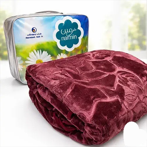 پتو نرمینه تکنفره سایز ۱۶۰×۲۲۰ قواره بزرگ